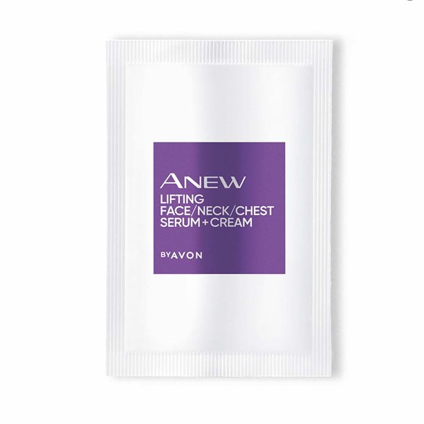 Avon Anew Lifting Face, Neck & Chest Serum & Cream Sample The